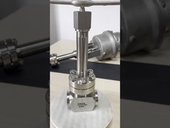 얼룩 철골 BW-SW 접합부 PN10-32Mpa 극저온 고압 글러브 밸브