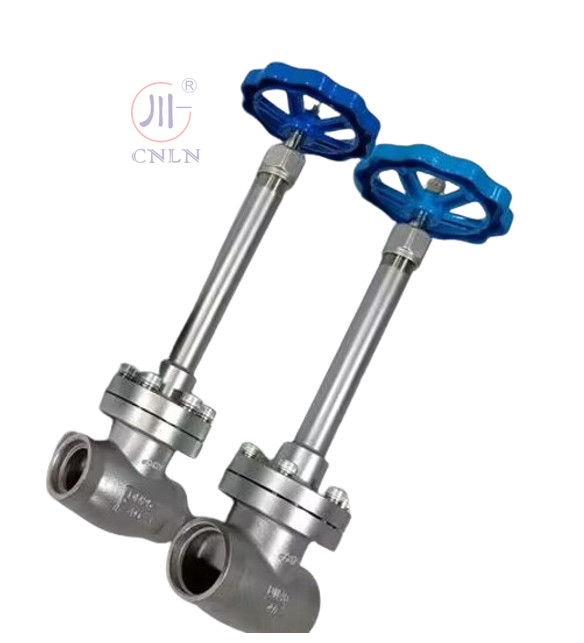 PN40 DN25/DN40 LNG/LOX/LN2/LAR/LCO2용 스테인리스 스틸 저온 구슬 밸브