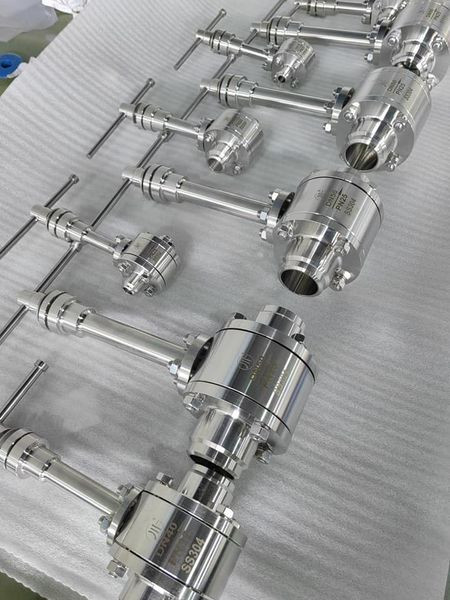 부트 웰드 크라이오젠 Ball Valve 온도 범위 -196°C ~ 80°C 액체 가스의 경우
