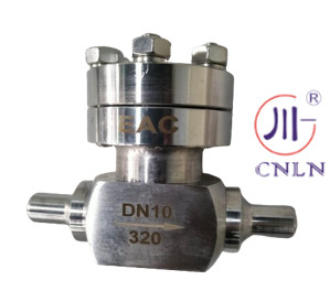 냉동 고압 구슬 밸브 확인 밸브 -196 ~ + 80 °C LNG LOX LIN LAR LCO2 탱크