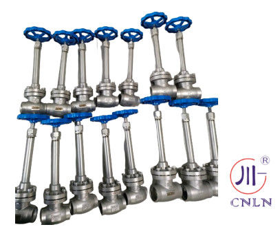 LNG/LOX/LN2/LAR/LCO2를 위한 스테인리스 스틸 저온 구리 밸브 단 줄기