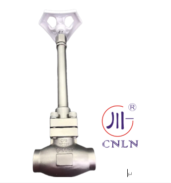 DN15 극저온 글로브 밸브 스테인리스 스틸 304/316 5.0Mpa -196°C ~ +80°C