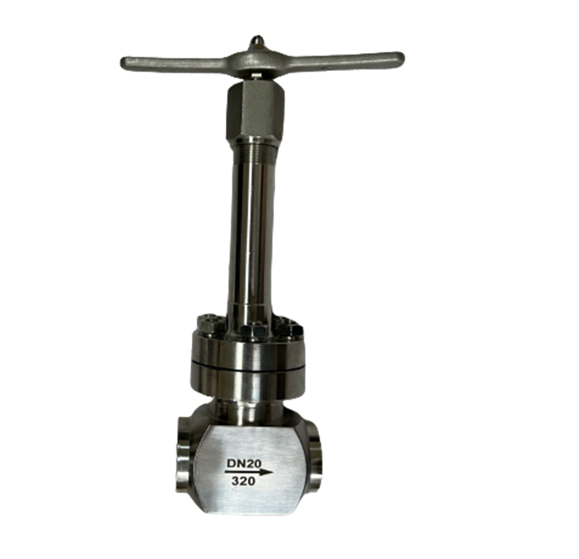 DJ61F-50P 극저온 글로브 밸브, 최대 압력 5.0Mpa, LNG/LOX 적용을 위한 -196°C ~ +80°C 온도 범위