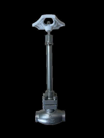 DN25 극저온 글로브 밸브 스테인리스 스틸 304/316, PTFE 씰 및 CF8/CF3 밸브 바디, -196°C ~ +80°C 적용