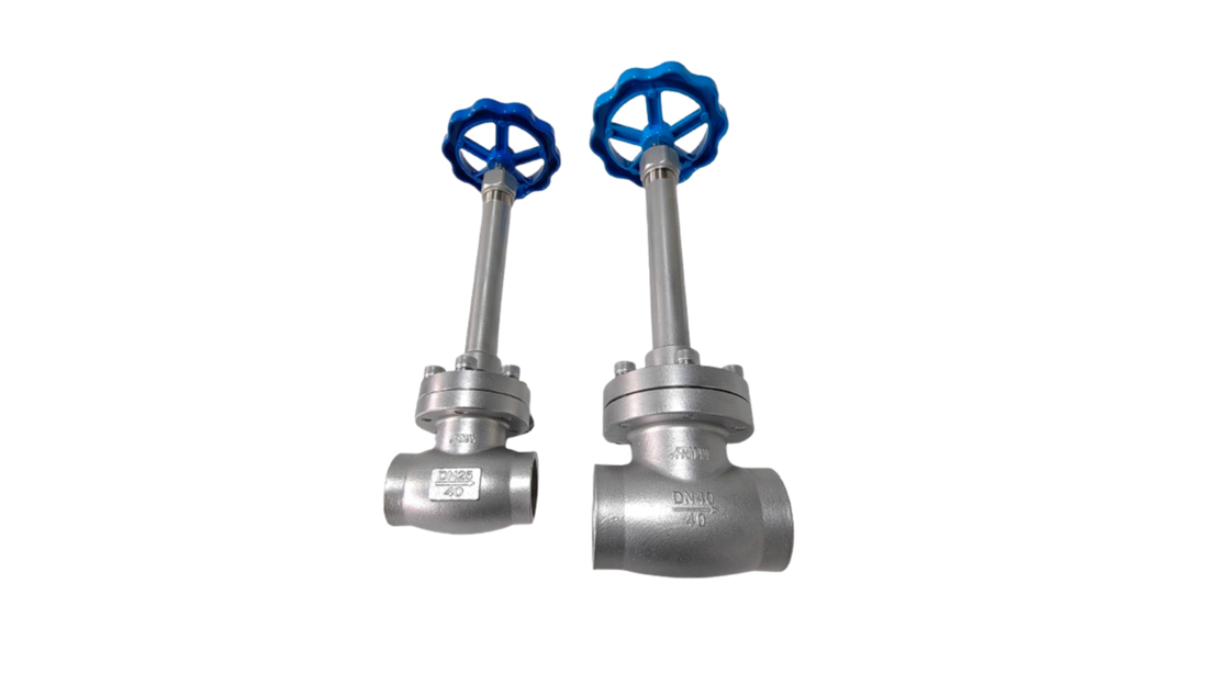 웰딩 엔드 CF8 CF8M LNG/LOX/LN2/LAR/LCO2용 긴 줄기 크로이오겐 글로블 밸브