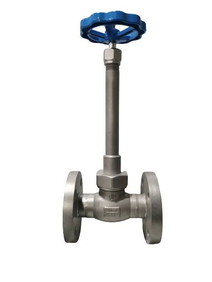 웰딩 엔드 CF8 CF8M LNG/LOX/LN2/LAR/LCO2용 긴 줄기 크로이오겐 글로블 밸브