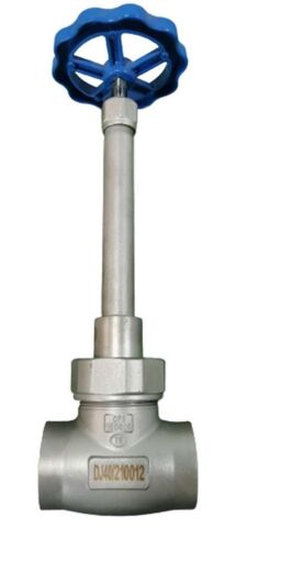 LNG LOX LIN LAR 적용을 위한 5.0Mpa 최대 압력 및 스테인리스 스틸 304/316 구조의 CE 인증 극저온 글로브 밸브