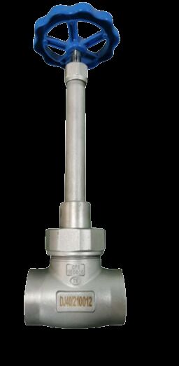 CE ISO 인증 극저온 글로브 밸브, 최대 압력 5.0Mpa, 스테인리스 스틸 304/316, -196 ~ +80°C 온도 범위