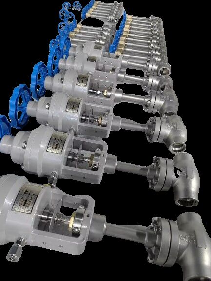 스테인리스 스틸 304/316 냉동 구구 밸브 온도 범위 -196 ~ + 80 °C 최대 압력 5.0Mpa