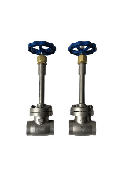 웰딩 엔드 CF8 CF8M LNG/LOX/LN2/LAR/LCO2용 긴 줄기 크로이오겐 글로블 밸브